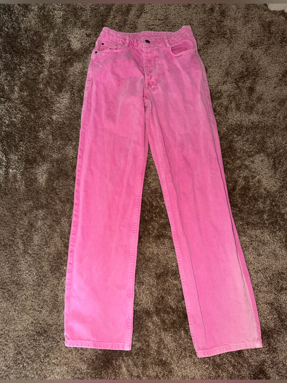 Pink Ksubi wide-leg Jeans